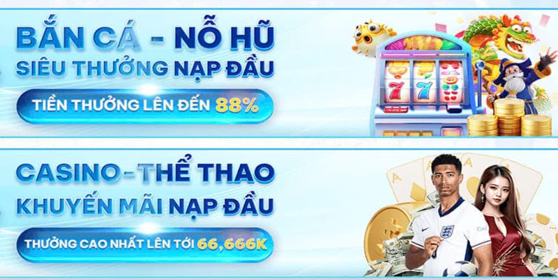 Khuyến mãi KO66 nạp đầu